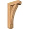 Ekena Millwork Thorton Craftsman Smooth Bracket w/ Offset Brace, Western Red Cedar, 5 1/2"W x 16"D x 28"H BKT0604X16X28THR04SWR - alternate 1